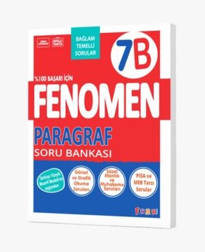 ***YENİ ÜRÜN*** FENOMEN 7 PARAGRAF (B) SORU BANKASI