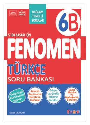 ***YENİ ÜRÜN***FENOMEN 6 TÜRKÇE (B) SORU BANKASI
