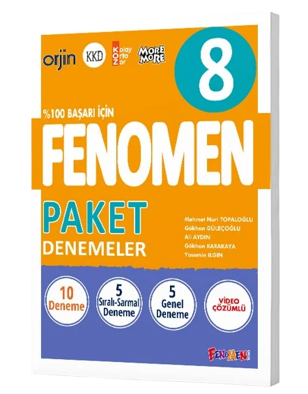 Fenomen Okul Yayınları 8 Paket Denemeler