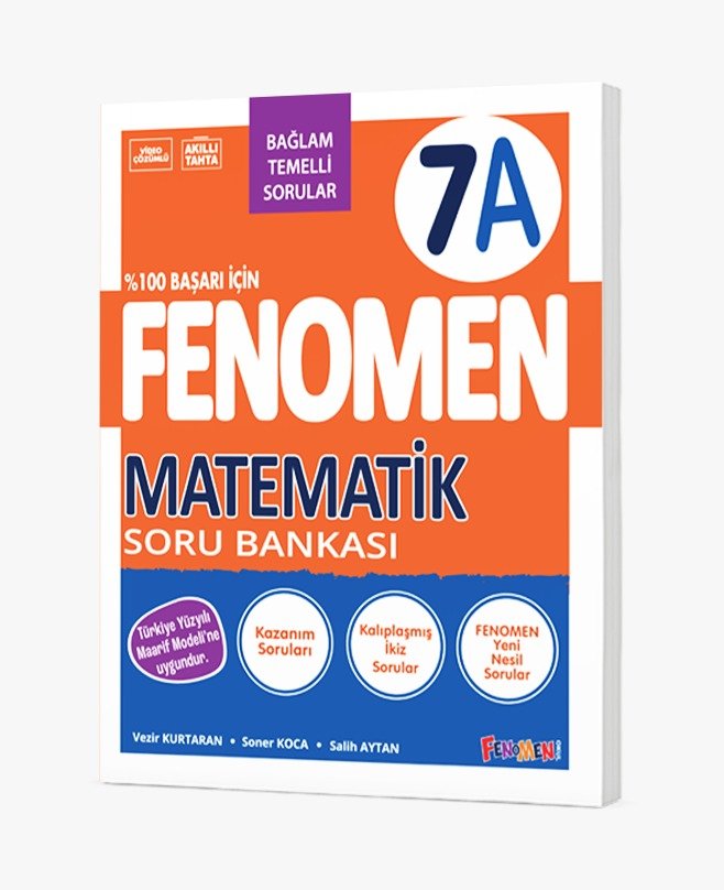 ***YENİ ÜRÜN*** FENOMEN 7 MATEMATİK (A) SORU BANKASI