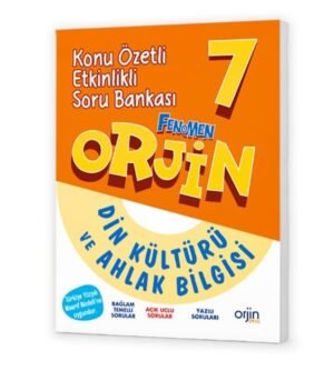 ***YENİ ÜRÜN***ORJİN 7 DİN KÜLTÜRÜ KONU ÖZETLİ ETKİNLİKLİ  SORU BANKASI