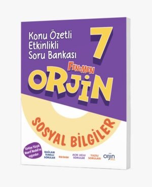 ***YENİ ÜRÜN***ORJİN 7 SOSYAL BİLGİLER KONU ÖZETLİ ETKİNLİKLİ  SORU BANKASI