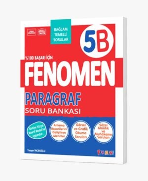 ***YENİ ÜRÜN***FENOMEN 5 PARAGRAF (B) SORU BANKASI