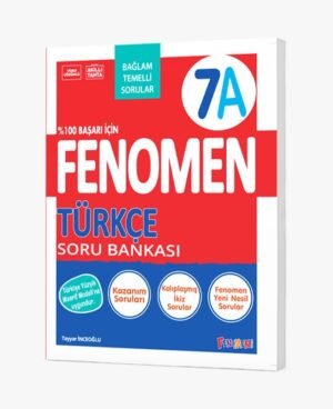 ***YENİ ÜRÜN*** FENOMEN 7 TÜRKÇE (A) SORU BANKASI