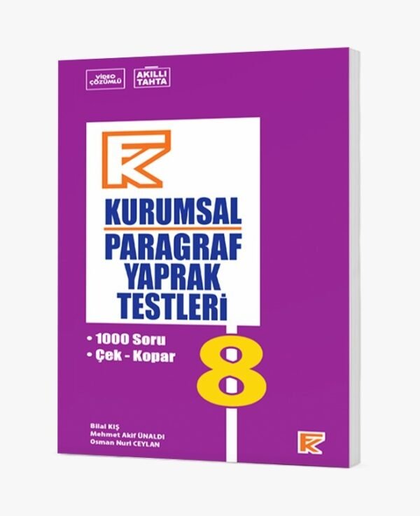 FK 8 Kurumsal Paragraf Yaprak Testleri