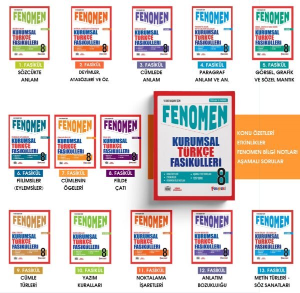 Fenomen 8 Kurumsal Türkçe Fasikülleri
