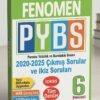 6. Sınıf PYBS 2020-2025 Çıkmış Sorular ve İkiz Soruları