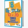 BECERİKLİ EĞİTİM 8 TÜRKÇE GENEL DENEMELERİ (15 DENEME)