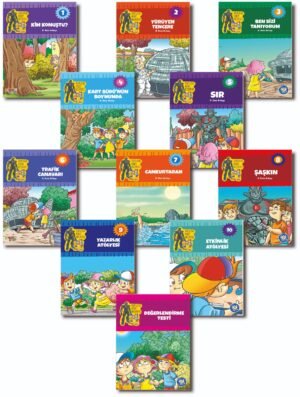 AY ÇOCUK - Hikaye Seti Duygusal Robot Becerikli (10 KİTAP + D.S)