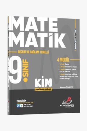 KONDİSYON - VİRTÜÖZ 9.SINIF MATEMATİK KONU İŞLEME MODÜLLERİ (4 MODÜL)