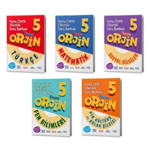 ***KAMPANYA***Orjin 5. Sınıf Konu Özetli Soru Bankası (5 Kitap)