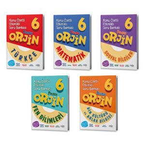***KAMPANYA***Orjin 6. Sınıf Konu Özetli Soru Bankası (5 Kitap)