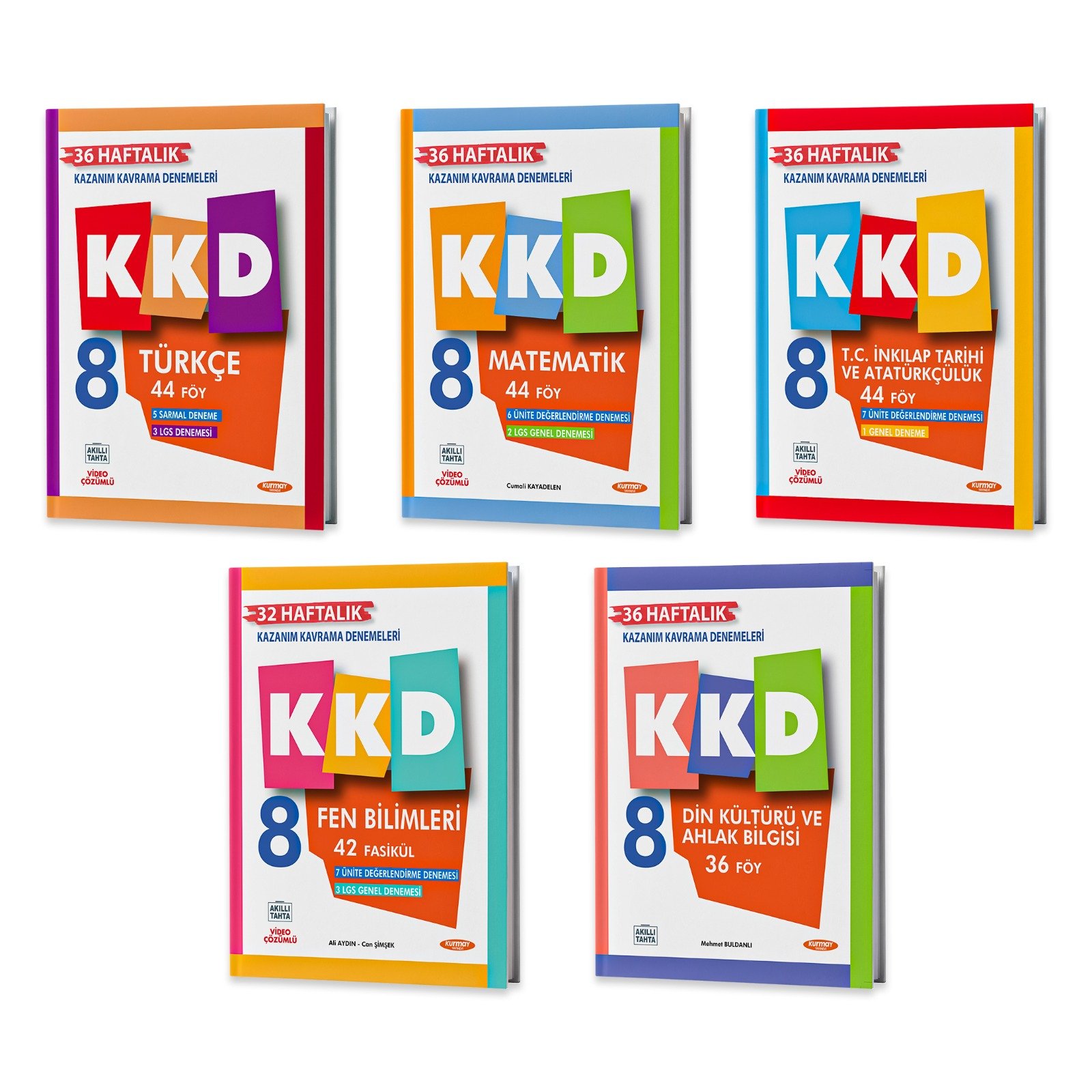 ***KAMPANYA***KKD 8. Sınıf Haftalık Kazanım Kavrama (5 Kitap)