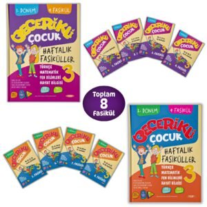 ***KAMPANYA***BECERİKLİ ÇOCUK 3 HAFTALIK FASİKÜLLER 1. VE 2.DÖNEM (TOPLAM 8 FASİKÜL)