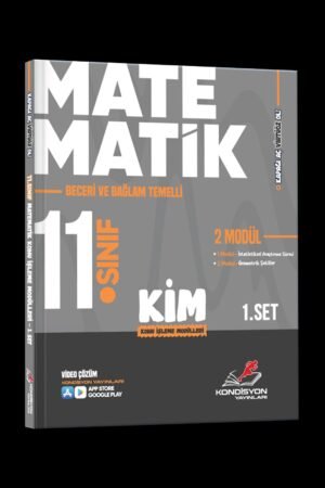 KONDİSYON - VİRTÜÖZ 11.SINIF MATEMATİK KONU İŞLEME MODÜLLERİ (2 MODÜL) 1.SET